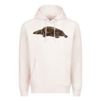 Pale Pink Platypus Premium Hoodie - LillyAllenDesigns