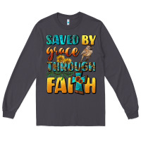 Smoke saved by grace through faith Long Sleeve Tee - BundleAndBundleShop