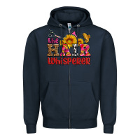 Navy hair whisperer Zipper Hoodie - AdoDesignShop