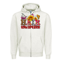 Oatmeal Heather hair whisperer Zipper Hoodie - AdoDesignShop