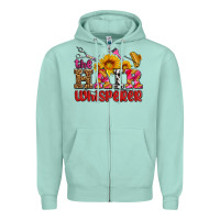 Seafoam hair whisperer Zipper Hoodie - AdoDesignShop