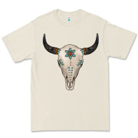Bone Turquoise Bull Skull Premium Tee - Jasminsmagicworld