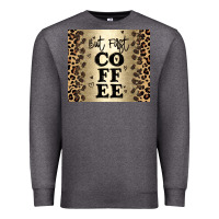 Charcoal Heather but first coffee Premium Sweatshirt - JahusDesignShop