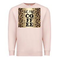 Pale Pink but first coffee Premium Sweatshirt - JahusDesignShop