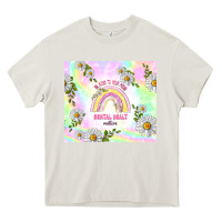 Cream mental health matters Heavy Core Tee - TumblerDesignByShophia