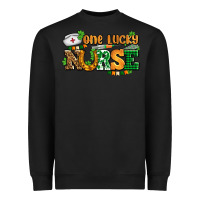 Black one lucky nurse Heavyweight Sweatshirt - AdoDesignShop