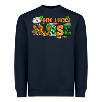 Navy one lucky nurse Heavyweight Sweatshirt - AdoDesignShop