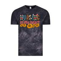 Cloud Black Nursing In My Heart Vintage Tee - FaDigitalArtStudio