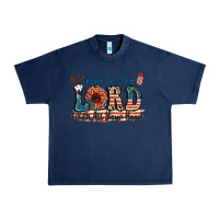 Navy Trust in the lord with all your heart Urban Heavy Tee - FaDigitalArtStudio