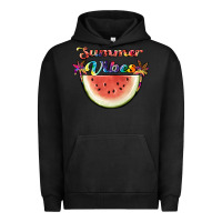 Pigment Black summer vibes Urban Hoodie - JahusDesignShop