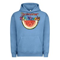 Pigment Pebble Blue summer vibes Urban Hoodie - JahusDesignShop