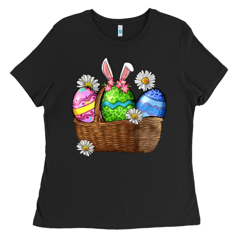 Easter Eggs  Easter Day Ladies Tee by CowGirlArtShop | Teevron