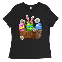 Black Easter eggs  Easter Day Ladies Tee - CowGirlArtShop