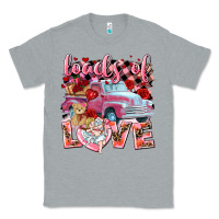 Heather Grey Loads of love Valentine's Day truck Classic Tee - HowdyJamesFarm