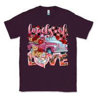 Plum Loads of love Valentine's Day truck Classic Tee - HowdyJamesFarm