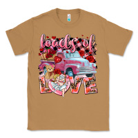 Toasted Coconut Loads of love Valentine's Day truck Classic Tee - HowdyJamesFarm