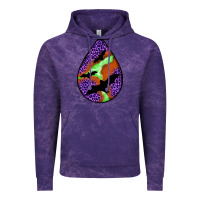 Cloud Purple halloween bat  teardrop Vintage Hoodie - BundleAndBundleShop