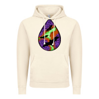 Vintage Artic halloween bat  teardrop Vintage Hoodie - BundleAndBundleShop