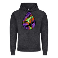 Vintage Black halloween bat  teardrop Vintage Hoodie - BundleAndBundleShop