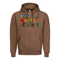 Chestnut christmas spirit activate Zipper Hoodie - AdoDesignShop