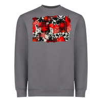 Storm western red cowhide winter background Heavyweight Sweatshirt - AdoDesignShop