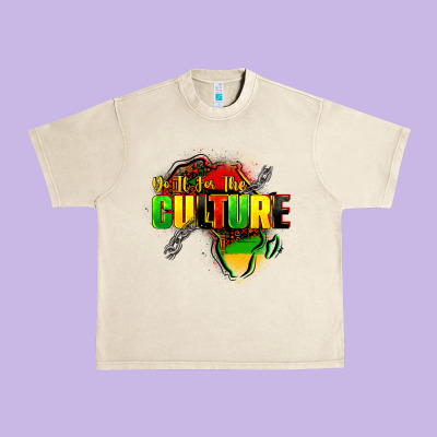 Do It For The Culture Urban Heavy Tee Designed By Fadigitalartstudio