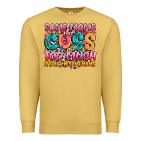 Antique Gold some moms too much it's me,i'm some moms Premium Sweatshirt - JahusDesignShop