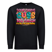 Black some moms too much it's me,i'm some moms Premium Sweatshirt - JahusDesignShop