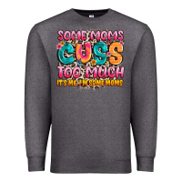Charcoal Heather some moms too much it's me,i'm some moms Premium Sweatshirt - JahusDesignShop