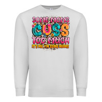 Dove Grey some moms too much it's me,i'm some moms Premium Sweatshirt - JahusDesignShop