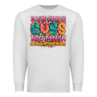 Oatmeal Heather some moms too much it's me,i'm some moms Premium Sweatshirt - JahusDesignShop