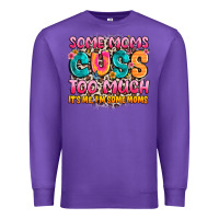Purple some moms too much it's me,i'm some moms Premium Sweatshirt - JahusDesignShop