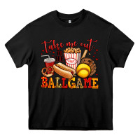 Black take me out to the ball game softball Heavy Core Tee - Jasminsmagicworld