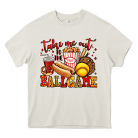 Cream take me out to the ball game softball Heavy Core Tee - Jasminsmagicworld