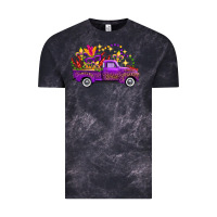 Cloud Black Mardi Gras Leopard Truck Vintage Tee - FaDigitalArtStudio