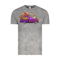 Cloud Rock Mardi Gras Leopard Truck Vintage Tee - FaDigitalArtStudio