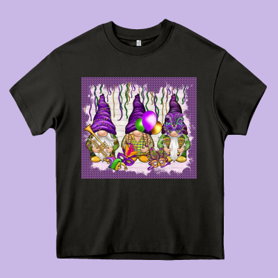 Mardi Gras Carnival With Gnomies Tumbler Heavy Core Tee Designed By Howdyjamesfarm