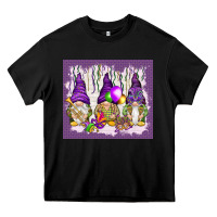 Black Mardi Gras carnival with gnomies tumbler Heavy Core Tee - HowdyJamesFarm