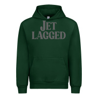 Forest Green jet lagged cute world traveler & funny vacation pullover hoodie Urban Hoodie - linhVisuals
