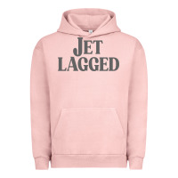 Pigment Salmon jet lagged cute world traveler & funny vacation pullover hoodie Urban Hoodie - linhVisuals