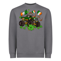 Storm monster truck with shamrocks Heavyweight Sweatshirt - AdoDesignShop