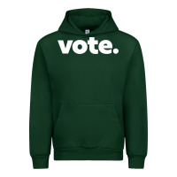 Forest Green vote   election voting political long sleeve t shirt Urban Hoodie - linhVisuals
