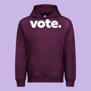 Vote   Election Voting Political Long Sleeve T Shirt Urban Hoodie Designed By Linhvisuals