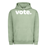 Pigment Oil Green vote   election voting political long sleeve t shirt Urban Hoodie - linhVisuals