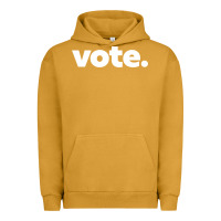 Pigment Peanut Butter vote   election voting political long sleeve t shirt Urban Hoodie - linhVisuals