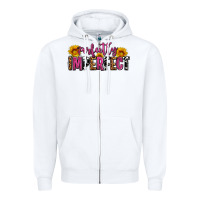 White perfectly imperfect Zipper Hoodie - AdoDesignShop