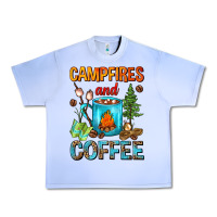 Grape Ice Campfires And Coffee Camping Coffee Urban Heavy Tee - FaDigitalArtStudio