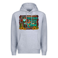 Heather Grey Christmas begins with christ cross Premium Hoodie - Jasminsmagicworld