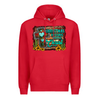 Red Christmas begins with christ cross Premium Hoodie - Jasminsmagicworld