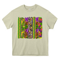 Mossy Mardi Gras brushstroke Heavy Core Tee - HowdyJamesFarm
